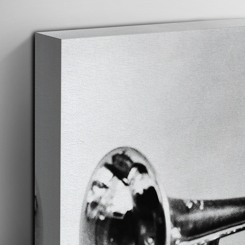 Louis Armstrong Photographic - Wrapped Canvas, 50cm H x 76cm W