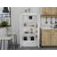 Garde-manger Varese, double porte, cinq tablettes