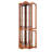Enchanted by light, this Tempered Glass Display Curio Cabinet stands as a testament to elegance.