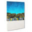 Swanpool Beach Huts In Falmouth - Wrapped Canvas-56661059