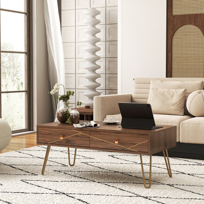 Harbine Coffee Table with Storage