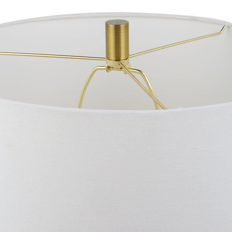 Lampe Jensi, Bleu royal / or antique
