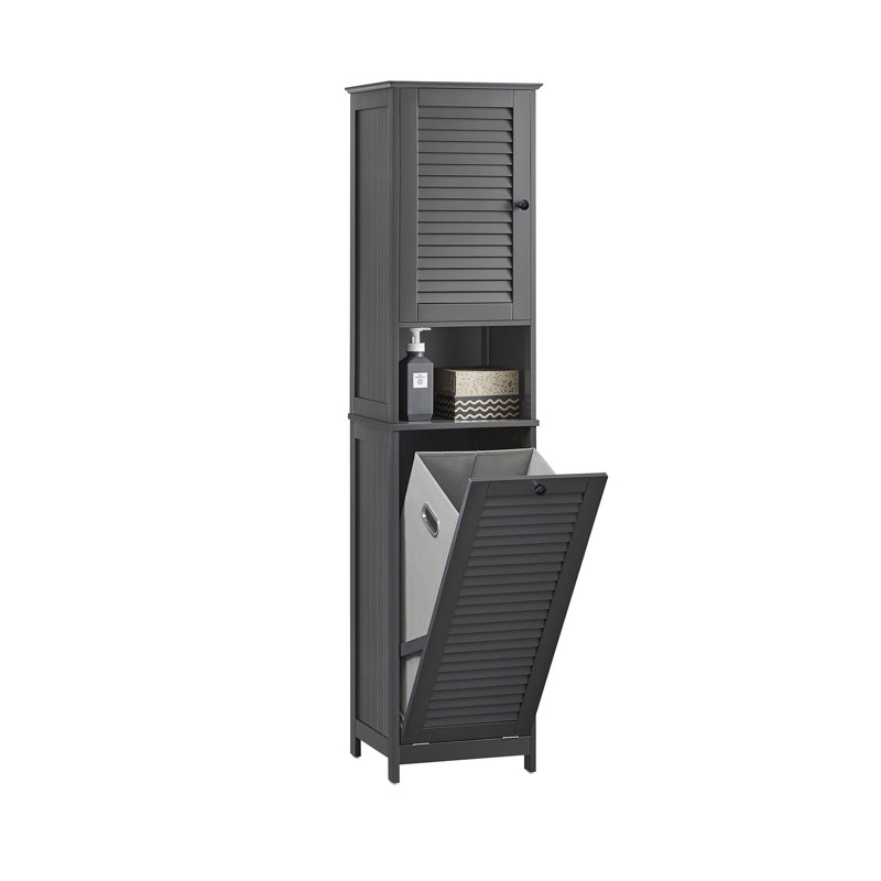 Wood Cabinet Laundry Hamper