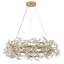 Lustre en cristal doré 12 lumières Transitional 