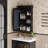 30" X 28" Bathroom Medicine Cabinet With Mirror, Wall Mounted Mirror Cabinet With Storage Organizer, Over The Toilet Storage Black Storage Cabinet For Bathroom-1477823202