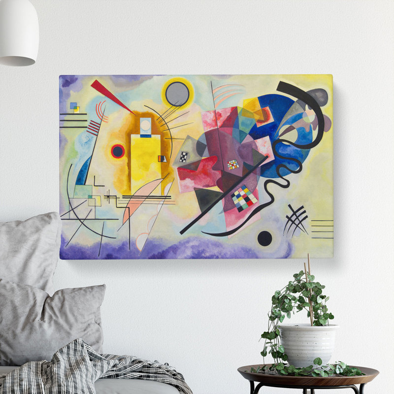 Yellow-Red-Blue by Wassily Kandinsky - Wrapped Canvas, 35cm H x 50cm W x 3cm D