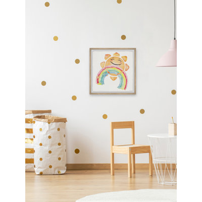 «Gadd Sun and the Rainbow», reproduction encadrée