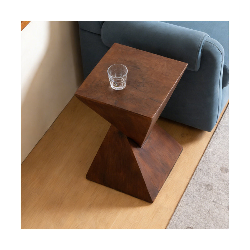 Table d'appoint moderne, Marron foncé