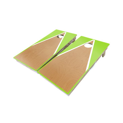 Half and Half Triangle 10 Piece Cornhole Set