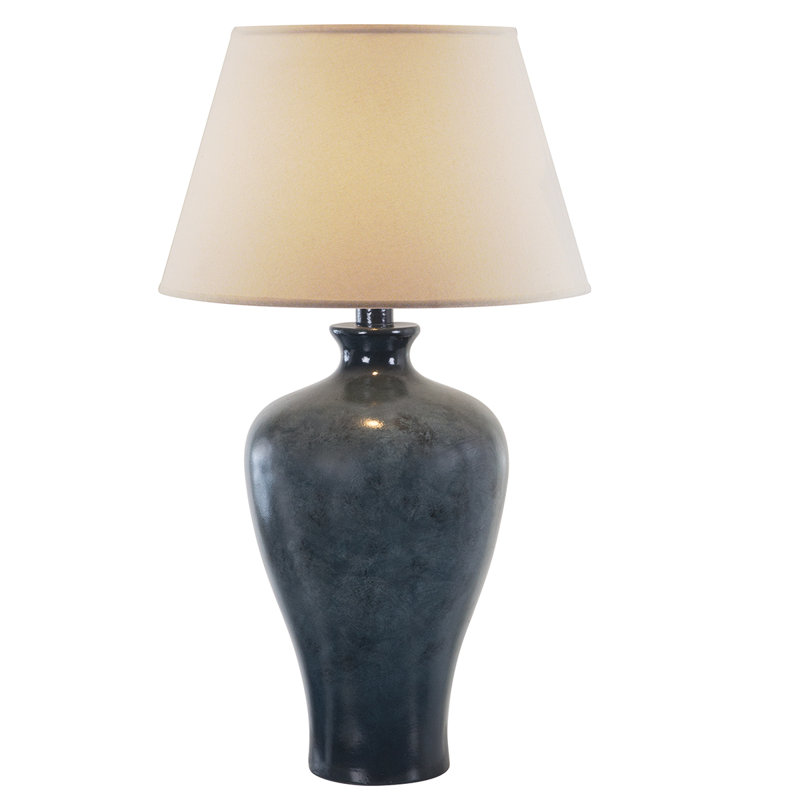 Jersie Ceramic Lamp, Gray
