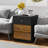 Mid-Century Modern Fluted Nightstand with 3 Drawers-883297805-874893283