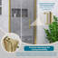 30 po X P 72 po Porte de douche semi-sans cadre H H