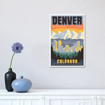 Affiche de voyage Denver par Jim Zahniser-reproduction d’art
