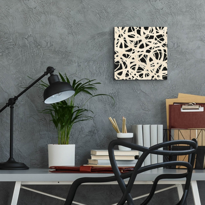  «Endless Circles Back» par Wild Apple Portfolio, art mural en verre, 12 po x 12 po