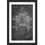 « logometer 1920 craie » par steve king, reproduction d’art encadrée-18010833