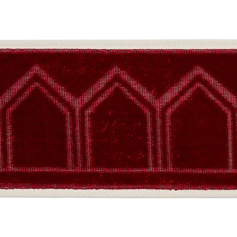 Vizier Velvet Tape, Ruby