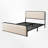 Upholstered Platform Bed-1100539683-1105617886