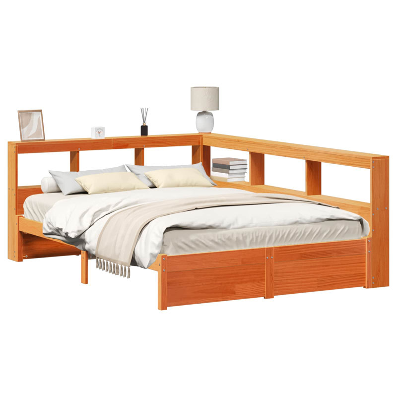 Solid Wood Bed, European Kingsize (160 x 200 cm)