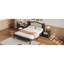 Lit plateforme en bois avec tête de lit fascinante - Enchantement de chambre à coucher, Transform captivant noir