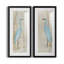 Cadre photo, ensemble de peintures sur papier