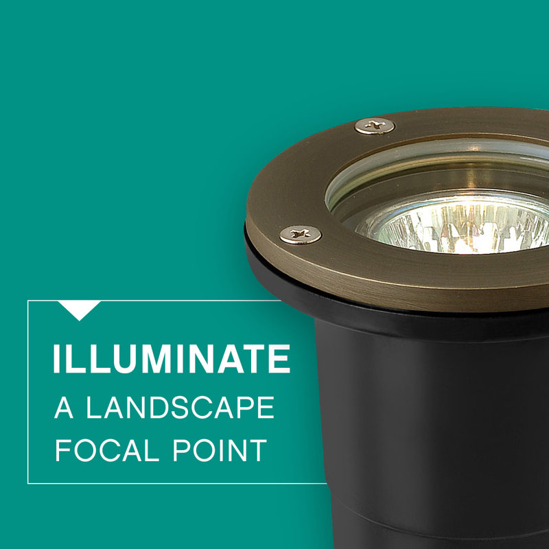 Hardy Island Low Voltage Hardwired Well Light