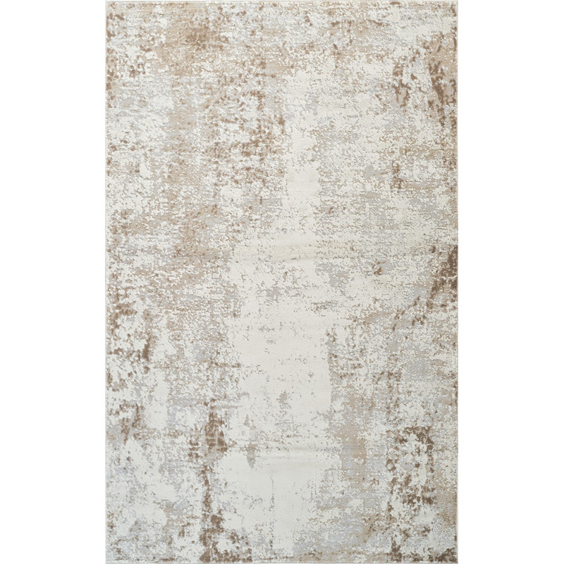 Hardej Power Loom High-Low Area Rug, Rectangle 5' x 7'10"