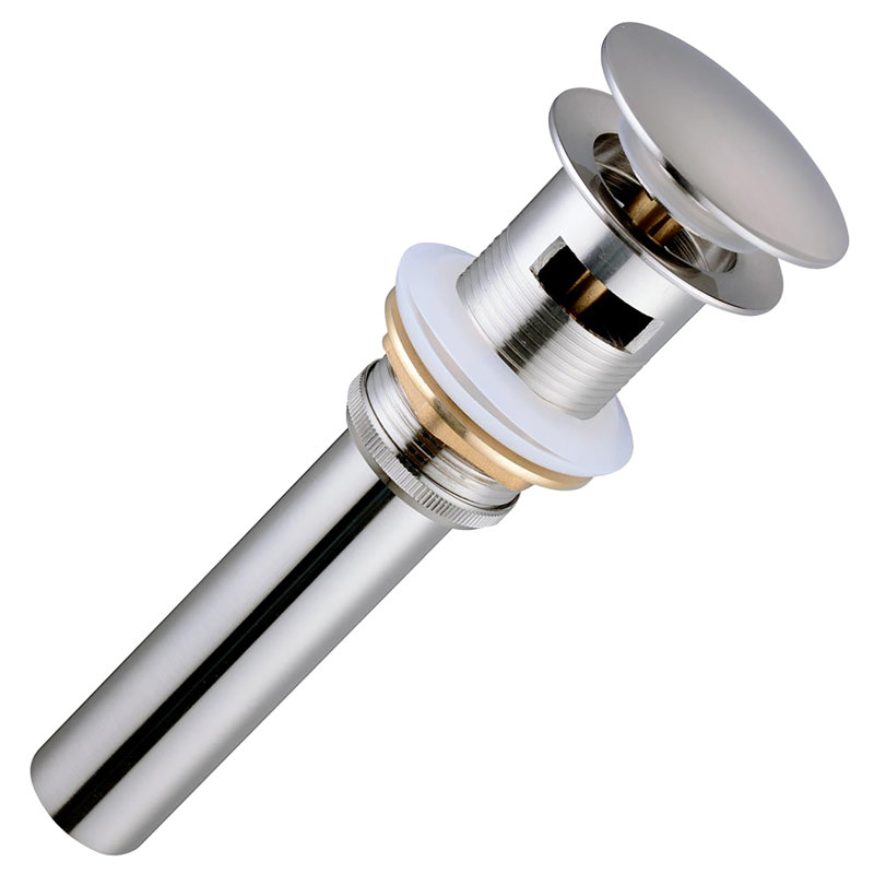 2.59'' W Pop-Up, Brushed Nickel, Yes