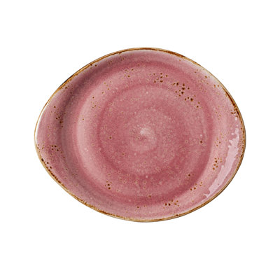 Assiette bleu artisanal