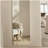 56x15 inches wall-hanging circular corner dressing mirror, high-quality 5mm silver mirror, shatterproof glass