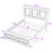 Panel Bed with Headboard and Slats-858236033-858236030