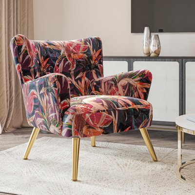 Jubair Velvet Armchair