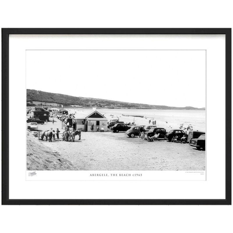 Abergele, the Beach C1965 1 Piece Single Picture Frame Wall Art, 40cm H x 50cm W x 2.3cm D