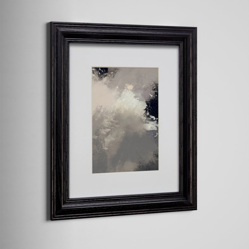 Cadre photo simple Ignacio, 16 po x 20 po emmêlé à 11 po x 14 po, Noir ébène