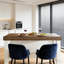 Îlot de cuisine polyvalent et table de bar portable avec rangement pour comptoir | Idée de cadeau