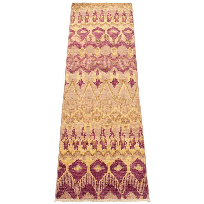 Tapis de bois one-of-kind-noué la 2010 gabbeh crème 2 pi 5 po x 8 pi 1 po Céline