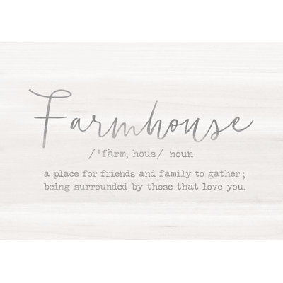 Farmhouse Welcome Home - Textual Art Print