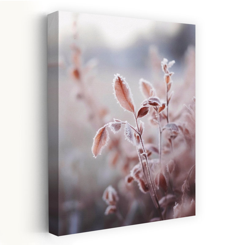 Treechild - Frosted Elegance, art mural contemporain abstrait, H 48 po x l 32 po