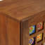 Solid Wood Rectangle Accent Cabinet