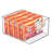 iDesign Plastic Extra-Large Freezer and Fridge Organization Bin with Easy to Grip Integrated Handles, The Linus Collection - 10" x 8" x 5", Clear