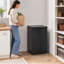 Mini congélateur, congélateur coffre compact de 3,5 pieds cubes, gris-136146780