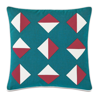 Kaleidoscope Geometric Square Indoor / Outdoor Pillow Cover & Insert