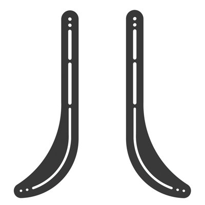 ProMounts Universal TV Sound-bar Mount, Supports up to 33lbs