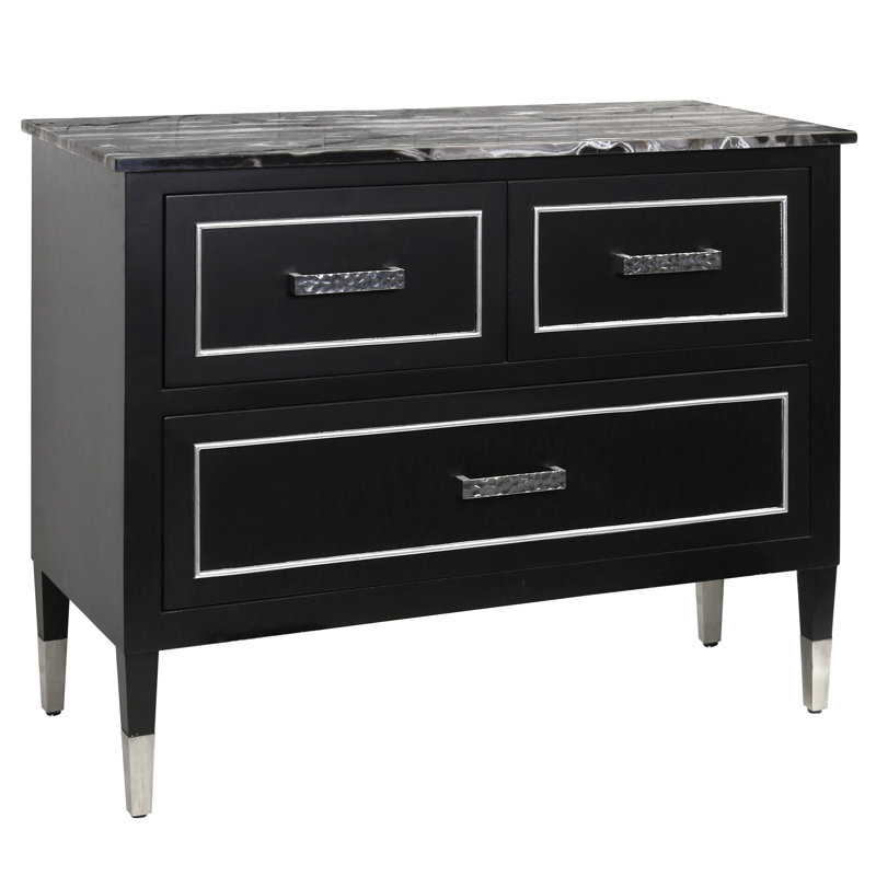 Chimdiadi - Stealth 3-Drawer Chest - Black