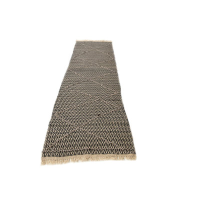Tapis noir Runner Noles