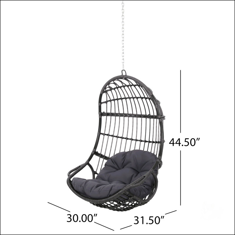 BERKSHIRE HANGING CHAIR WITH 8FT CHAIN