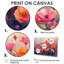 Rose et orange, champ de fleurs et bouton d'or-2055760037-2055760036