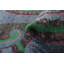 Tapis décoratif en laine de conception unique Casey-Ann noué à la main New Age Lahore Green/Purple/Blue 5 pi 1 po x 7 pi 11 po Casey-Ann New Age Lahore