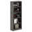 Freestanding 5-Shelf Adjustable Wood Bookcase, Perfect for Home and Office Organization in Grey-1490033876-1544977907