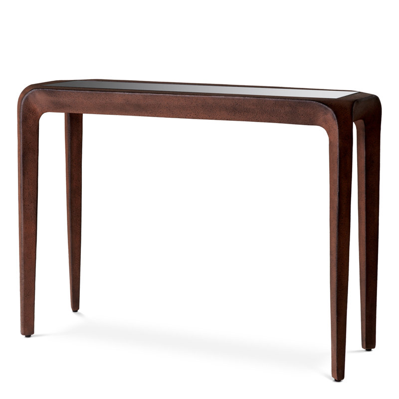 Quentin 41.93'' W Glass Console Table