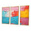 «Miami Summer Celebration», ensemble d'art mural abstrait-319881754-319881760